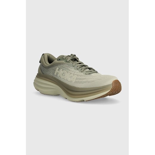 Hoka One One buty do biegania Bondi 8 kolor beżowy 1123202 ze sklepu ANSWEAR.com w kategorii Buty sportowe męskie - zdjęcie 173366207