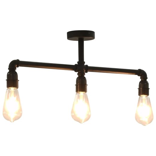 Czarna lampa sufitowa loftowa - EX175 K4-E33 ze sklepu Edinos.pl w kategorii Lampy sufitowe - zdjęcie 173366975