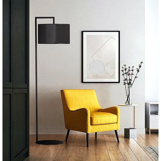 Czarna nowoczesna lampa stojąca - S965-Vena Lumes One Size Edinos.pl