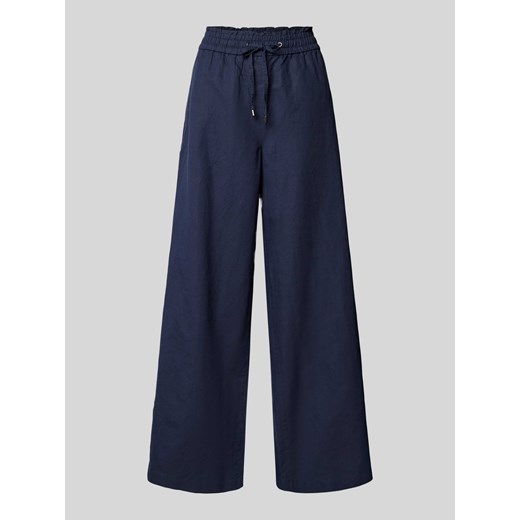 Spodnie lniane z szeroką nogawką i efektem denimu Esprit 36 Peek&Cloppenburg