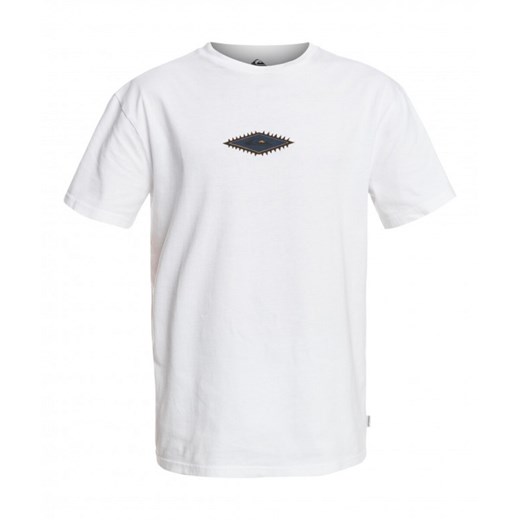 Męski t-shirt z nadrukiem QUIKSILVER Mongrel - biały Quiksilver XL promocyjna cena Sportstylestory.com