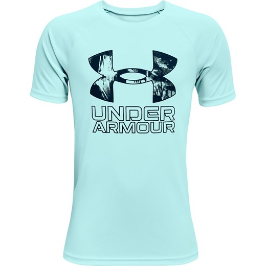 Chłopięca koszulka treningowa Under Armour UA Tech Hybrid Prt Fill SS - Under Armour wyprzedaż Sportstylestory.com