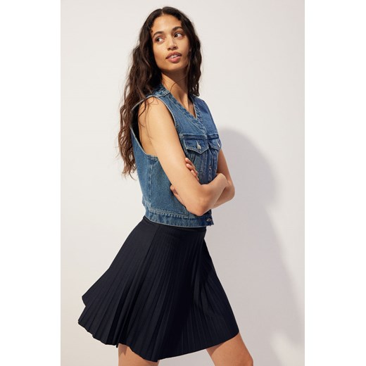 H & M - Plisowana spódnica dżersejowa - Niebieski ze sklepu H&M w kategorii Spódnice - zdjęcie 173372348