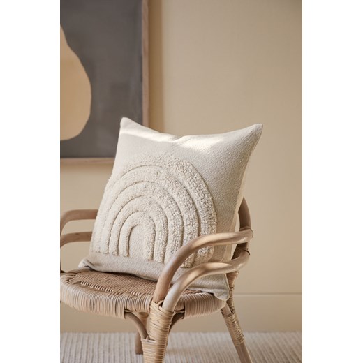 H & M - Poszewka na poduszkę z bawełny - Biały ze sklepu H&M w kategorii Poszewki na poduszki - zdjęcie 173372349