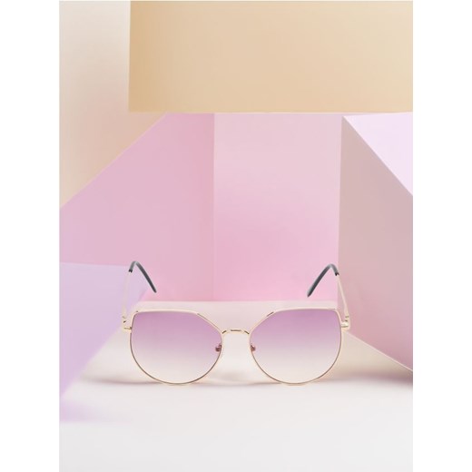 Sinsay - Okulary przeciwsłoneczne - różowy ze sklepu Sinsay w kategorii Okulary przeciwsłoneczne damskie - zdjęcie 173373185