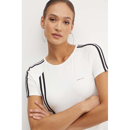Miss Sixty t-shirt 6L2SJ1650000 SJ1650  S/S T-SHIRT damski kolor beżowy 6L2SJ1650000 ze sklepu ANSWEAR.com w kategorii Bluzki damskie - zdjęcie 173375599