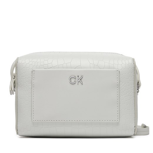 Torebka Calvin Klein Ck Daily Camera Bag_Croco K60K612140 Szary ze sklepu eobuwie.pl w kategorii Listonoszki - zdjęcie 173377007