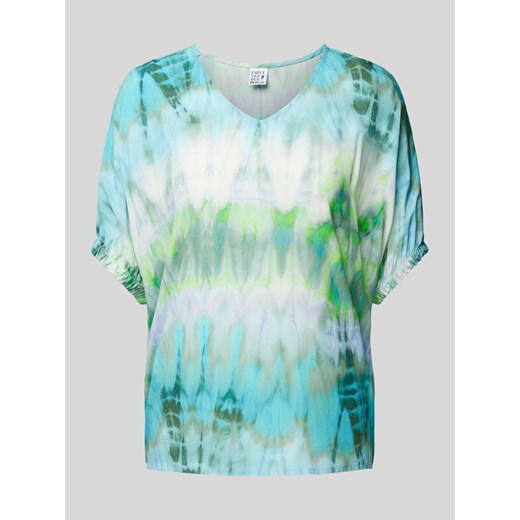 Bluzka z efektem batiku model ‘Green Batik’ ze sklepu Peek&Cloppenburg  w kategorii Bluzki damskie - zdjęcie 173377178
