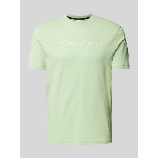 T-shirt z nadrukiem z logo ze sklepu Peek&Cloppenburg  w kategorii T-shirty męskie - zdjęcie 173377185