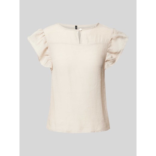 Bluzka z wycięciem w kształcie łezki ze sklepu Peek&Cloppenburg  w kategorii Bluzki damskie - zdjęcie 173377339