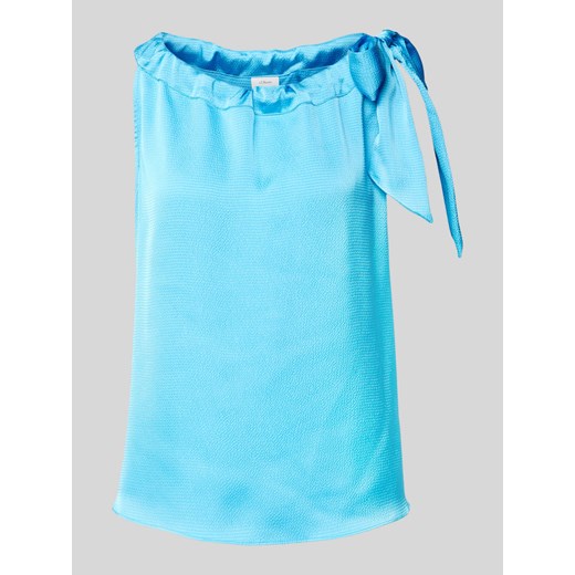 Top bluzkowy z fakturowanym wzorem ze sklepu Peek&Cloppenburg  w kategorii Bluzki damskie - zdjęcie 173377476