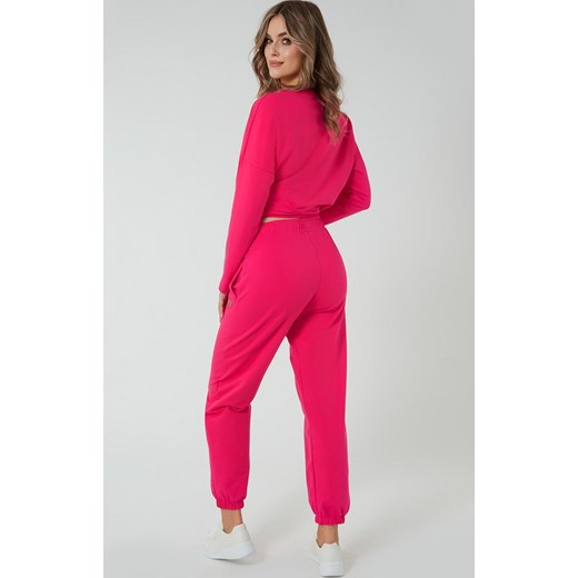 Bluzka damska z długim rękawem fuksja Madri, Kolor fuksja, Rozmiar S, Italian Fashion ze sklepu Primodo w kategorii Bluzki damskie - zdjęcie 173378035