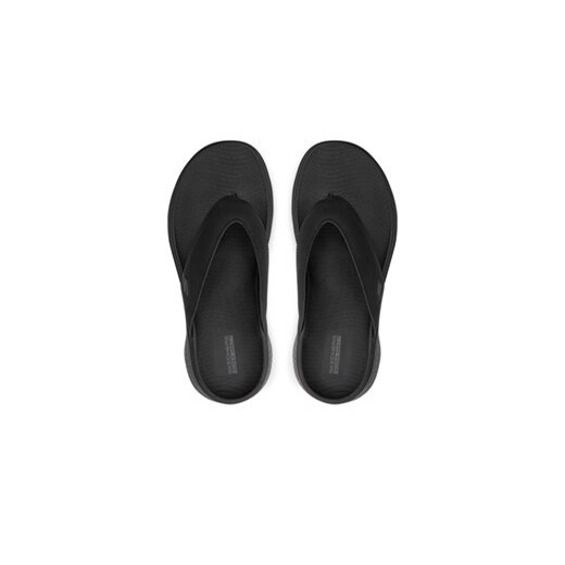 Skechers Japonki Go Walk Flex Sandal-Vallejo 229202/BBK Czarny ze sklepu MODIVO w kategorii Klapki męskie - zdjęcie 173379037
