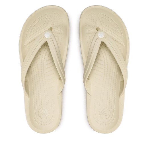 Japonki Crocs Crocband Flip 11033 Beżowy Crocs 43/44 okazja eobuwie.pl
