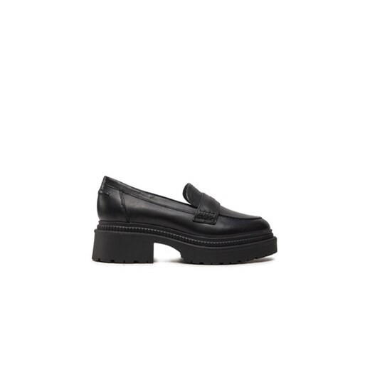 Guess Loafersy Finda FLTFIN LEA14 Czarny ze sklepu MODIVO w kategorii Półbuty damskie - zdjęcie 173380086