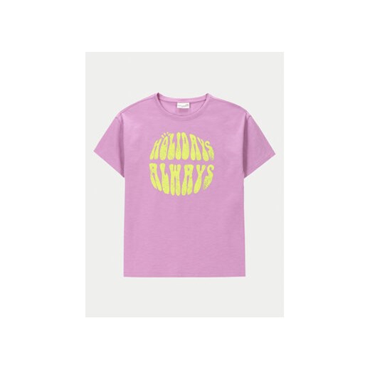 Coccodrillo T-Shirt WC4143205HGJ Różowy Regular Fit ze sklepu MODIVO w kategorii Bluzki dziewczęce - zdjęcie 173380088