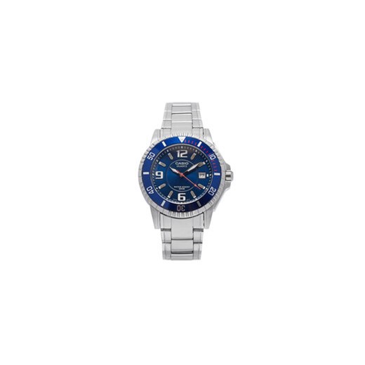 Casio Zegarek MTD-1053D-2AVES Srebrny Casio uniwersalny MODIVO