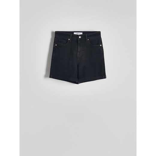 Reserved - Szorty jeansowe - czarny ze sklepu Reserved w kategorii Szorty - zdjęcie 173385388