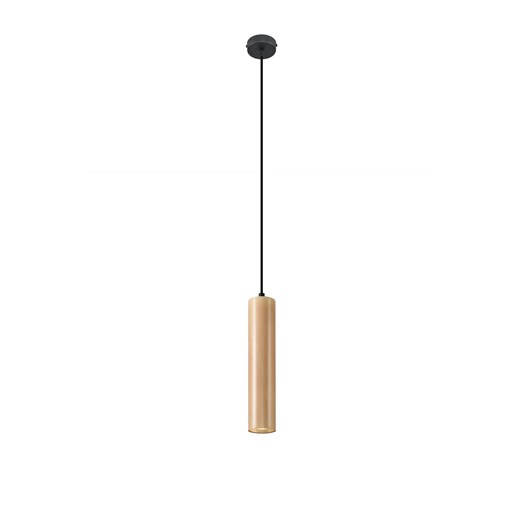 Drewniana podłużna lampa wisząca - 2S EX547 E4-A93 ze sklepu Edinos.pl w kategorii Lampy wiszące - zdjęcie 173386757
