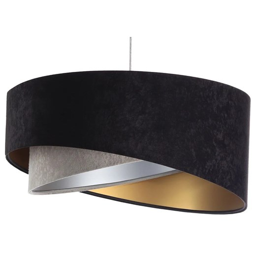 Czarno-szara asymetryczna lampa wisząca - 6X EX992 W1-L85 ze sklepu Edinos.pl w kategorii Lampy wiszące - zdjęcie 173386787