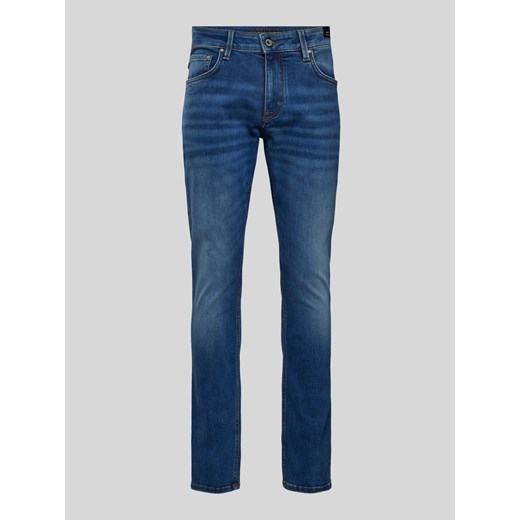 Jeansy o kroju slim fit z 5 kieszeniami model ‘Stephen’ ze sklepu Peek&Cloppenburg  w kategorii Jeansy męskie - zdjęcie 173388299