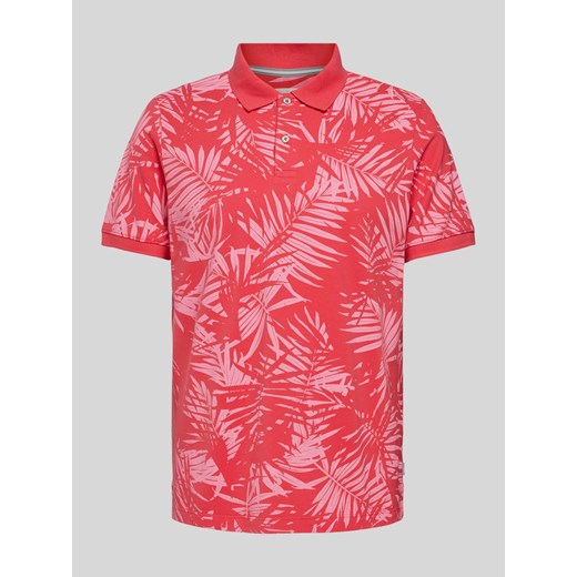 Koszulka polo o kroju slim fit z detalem z logo ze sklepu Peek&Cloppenburg  w kategorii T-shirty męskie - zdjęcie 173388366