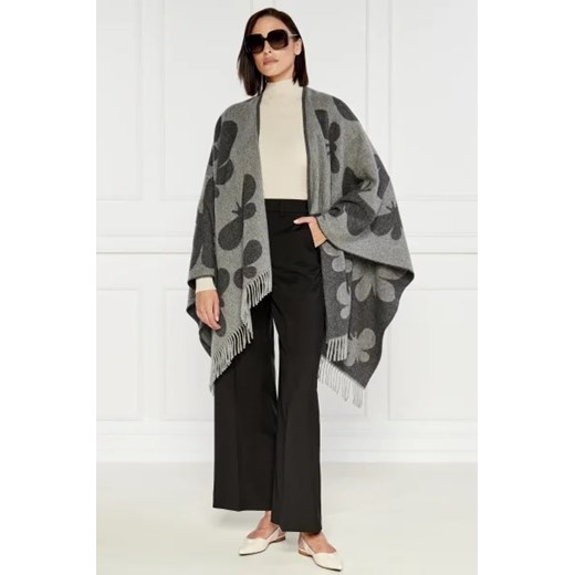 Weekend MaxMara Wełniane ponczo | Loose fit ze sklepu Gomez Fashion Store w kategorii Poncza - zdjęcie 173392958