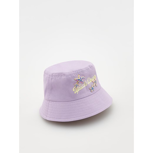 Reserved - Bucket hat z nadrukiem Stranger Things - lawendowy ze sklepu Reserved w kategorii Czapki dziecięce - zdjęcie 173393536