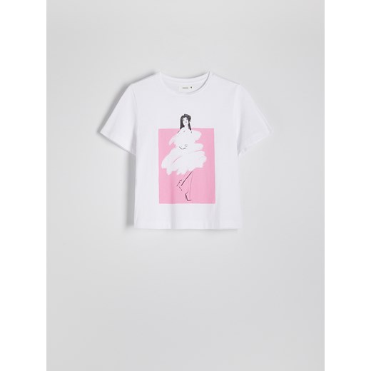 Bluzka damska Reserved z elastanu 