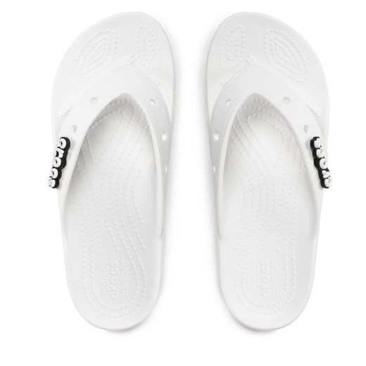 Japonki Crocs Classic Crocs Flip 207713 Biały Crocs 45.5 wyprzedaż eobuwie.pl