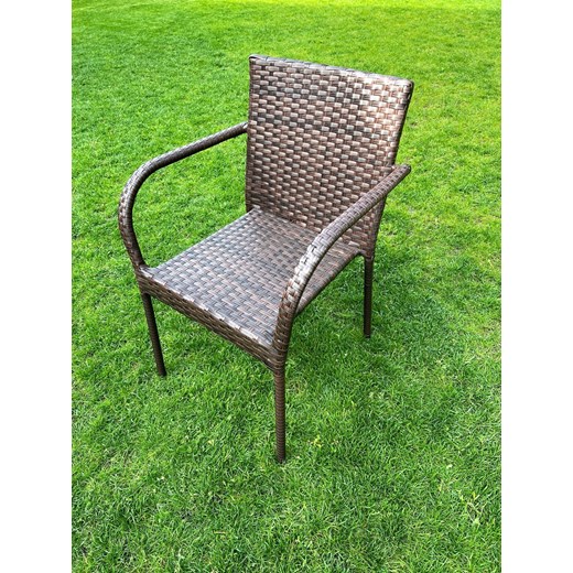 Krzesło z brązowego technorattanu do ogrodu Sottile ze sklepu Bello Giardino w kategorii Krzesła ogrodowe - zdjęcie 173396016
