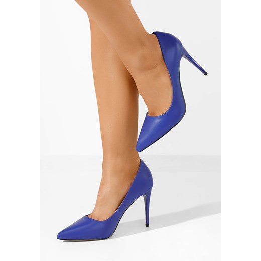 Niebieskie szpilki Donia V2 ze sklepu Zapatos w kategorii Czółenka - zdjęcie 173396078