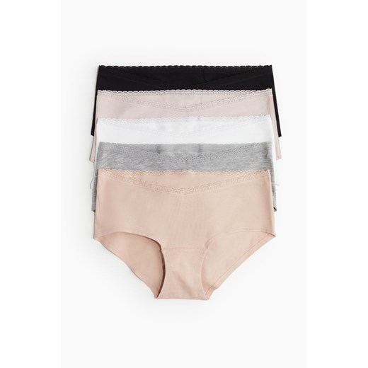 H & M - MAMA Figi hipsters 5-pak - Pomarańczowy H & M L H&M