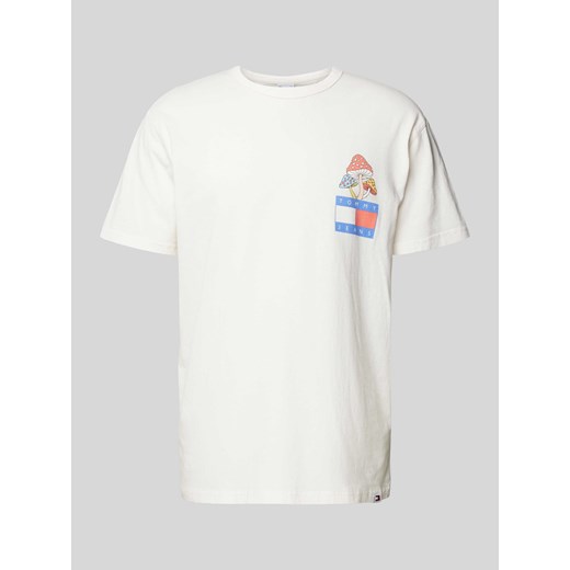 T-shirt z nadrukiem ze sloganem ze sklepu Peek&Cloppenburg  w kategorii T-shirty męskie - zdjęcie 173396565