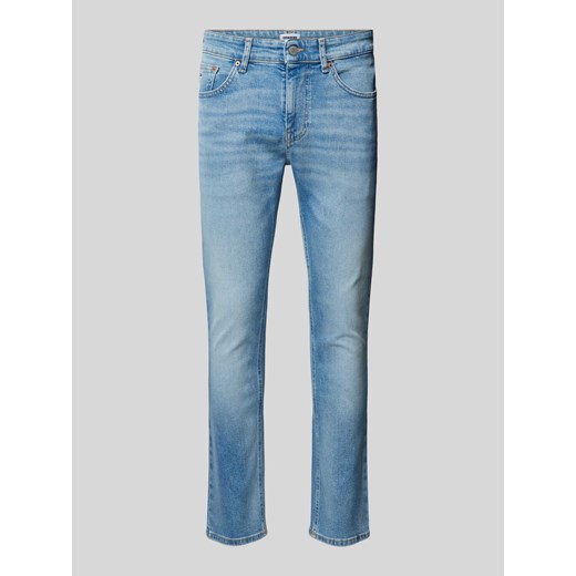 Jeansy o kroju slim fit z 5 kieszeniami model ‘SCANTON’ Tommy Jeans 32/30 okazyjna cena Peek&Cloppenburg 