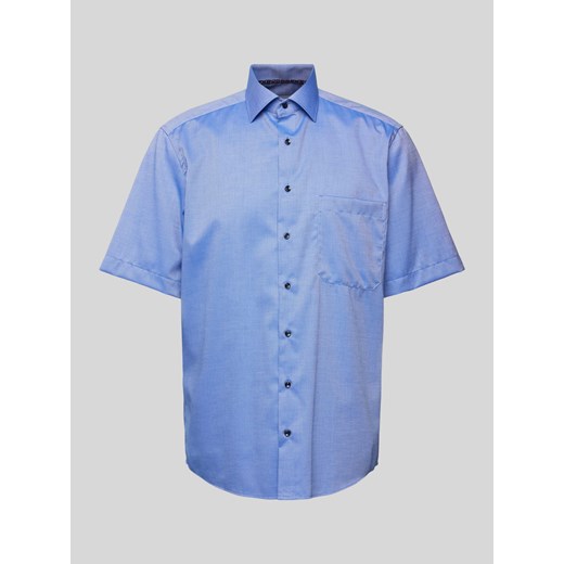 Koszula biznesowa o kroju comfort fit z rękawem o dł. 1/2 ze sklepu Peek&Cloppenburg  w kategorii Koszule męskie - zdjęcie 173396686