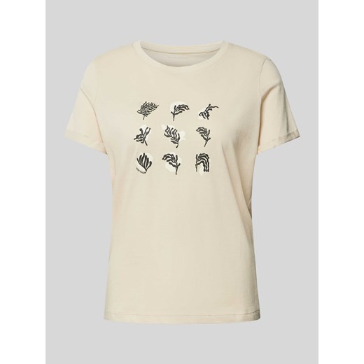T-shirt z okrągłym dekoltem ze sklepu Peek&Cloppenburg  w kategorii Bluzki damskie - zdjęcie 173396736