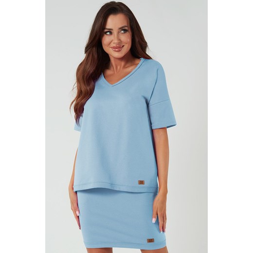 Spódnica damska mini niebieska Stella, Kolor niebieski, Rozmiar S, Italian Fashion ze sklepu Primodo w kategorii Spódnice - zdjęcie 173397589
