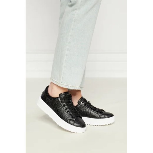 Buty sportowe damskie Guess sneakersy na wiosnę sznurowane