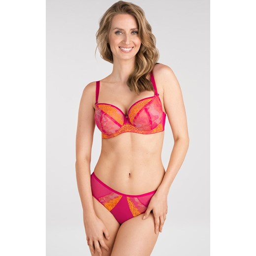 Figi damskie brazyliany Show Time K860, Kolor różowo-pomarańczowy, Rozmiar M, Gorsenia ze sklepu Intymna w kategorii Majtki damskie - zdjęcie 173398146