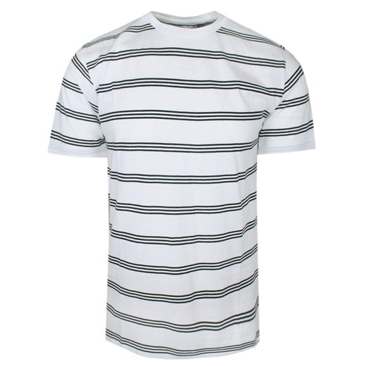 Męski T-Shirt (Koszulka) - Brave Soul - Biała w Paski TSBRSSS24BRACKNELLopticwhite ze sklepu JegoSzafa.pl w kategorii T-shirty męskie - zdjęcie 173399236