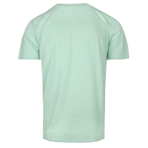 T-shirt męski zielony BRAVE SOUL z krótkimi rękawami casual