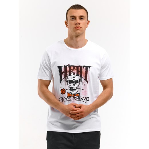 T-shirt męski Gate z bawełny 