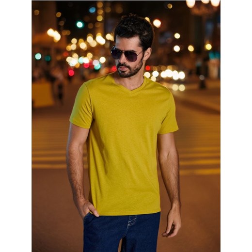 Sinsay - Koszulka - zielony ze sklepu Sinsay w kategorii T-shirty męskie - zdjęcie 173403356