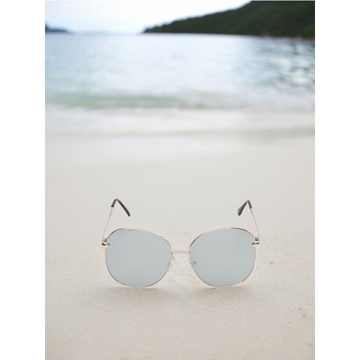Sinsay - Okulary przeciwsłoneczne - srebrny ze sklepu Sinsay w kategorii Okulary przeciwsłoneczne damskie - zdjęcie 173403526