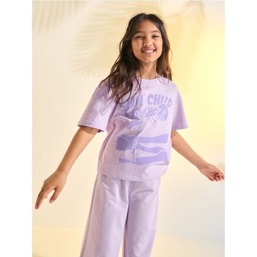 Sinsay - Koszulka - niebieski ze sklepu Sinsay w kategorii Bluzki dziewczęce - zdjęcie 173403729
