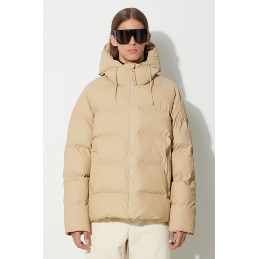 Rains kurtka 15120 Jackets kolor beżowy zimowa Rains L PRM