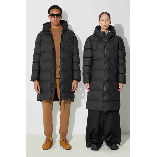 Rains kurtka 15130 Jackets kolor czarny zimowa ze sklepu PRM w kategorii Kurtki damskie - zdjęcie 173408278