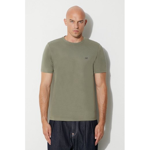C.P. Company t-shirt bawełniany 30/1 JERSEY GOGGLE PRINT T-SHIRT kolor zielony z XL PRM