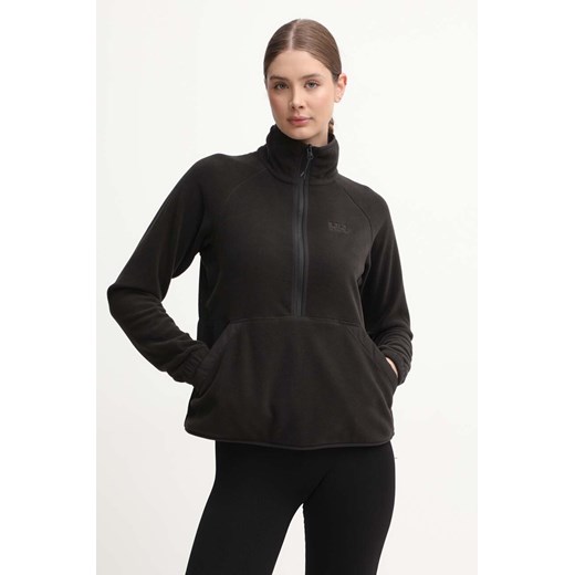 Helly Hansen bluza sportowa Rig kolor czarny wzorzysta 54082 ze sklepu PRM w kategorii Bluzy damskie - zdjęcie 173408769